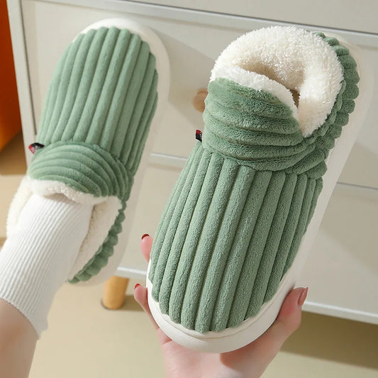 Evshine Furry Winter Slippers