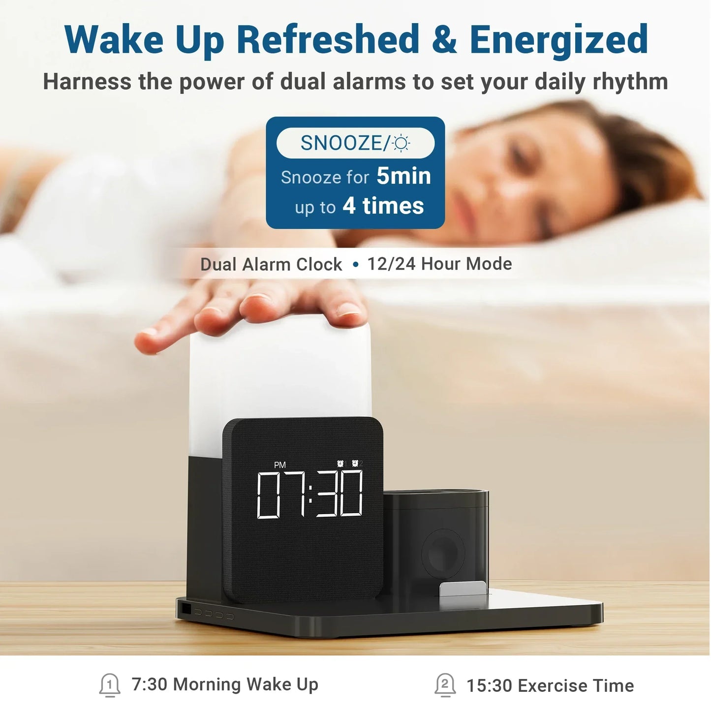 Fast 15W Wireless Charging Station