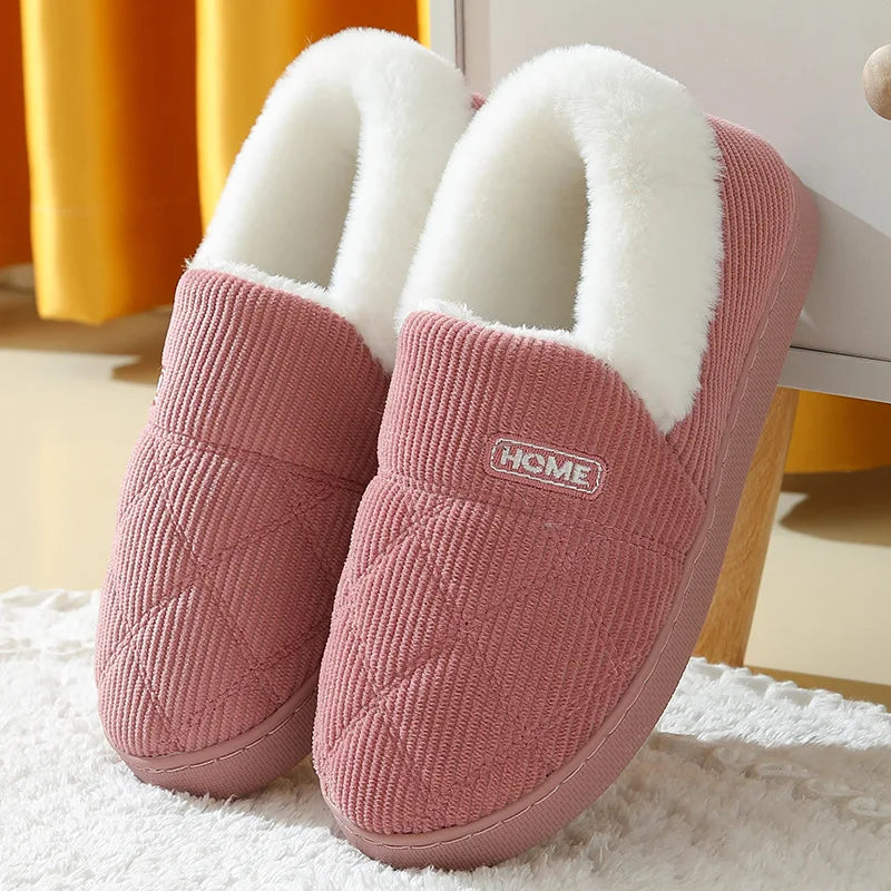Evshine Furry Winter Slippers