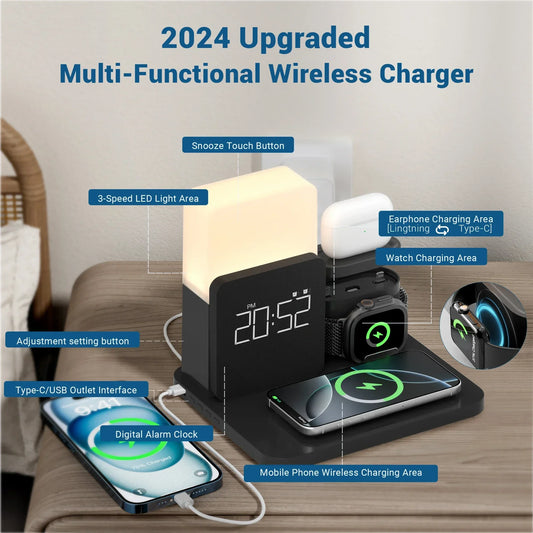 Fast 15W Wireless Charging Station