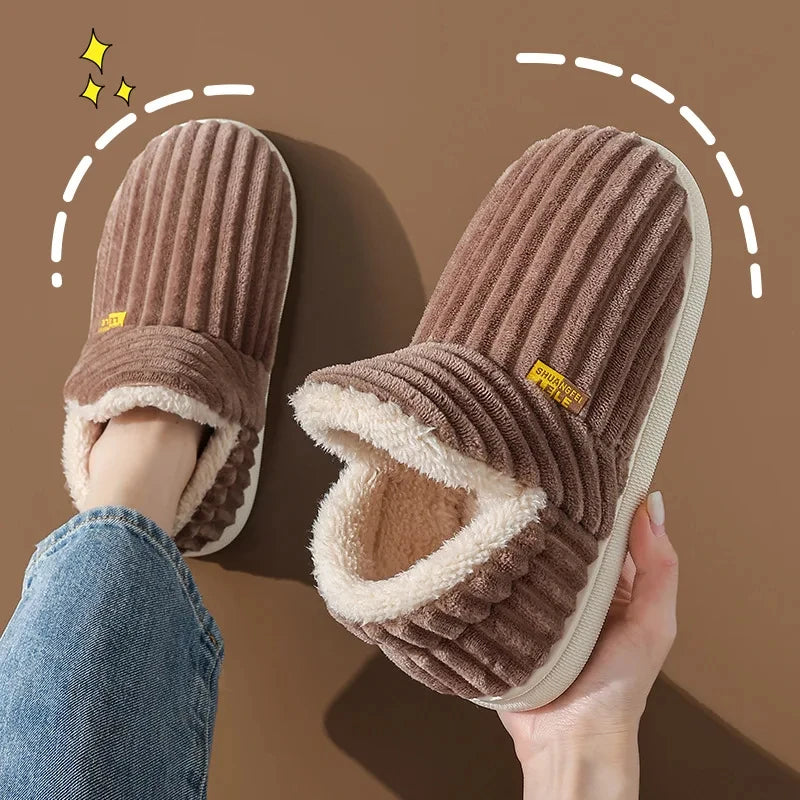 Evshine Furry Winter Slippers
