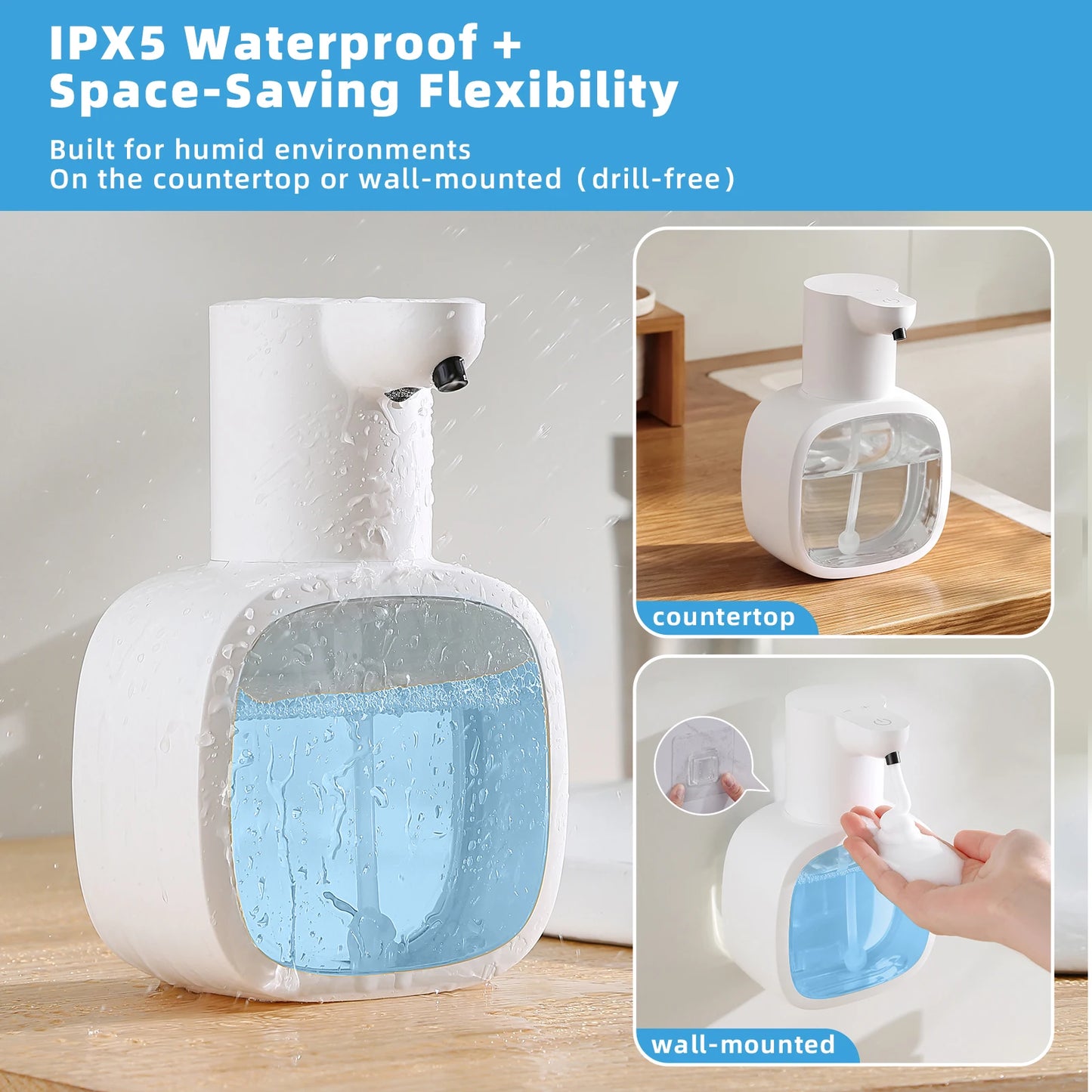 Automatic Foam Soap Dispenser 500ml (Wall-Mounted)