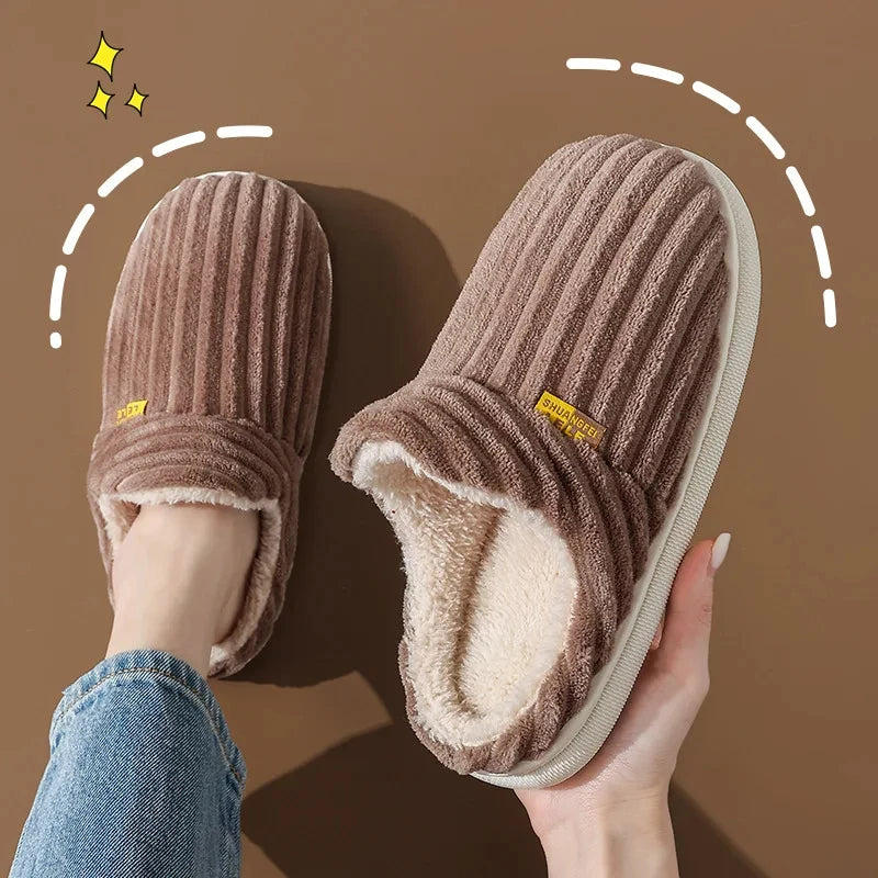Evshine Furry Winter Slippers