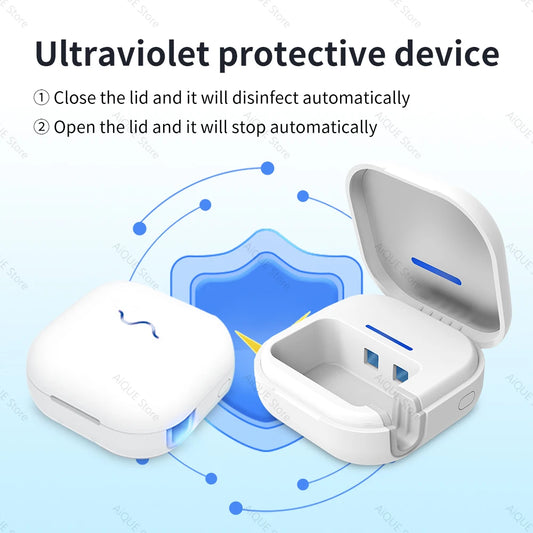 AiQUE Mini UV Toothbrush Sterilizer (Portable Case)