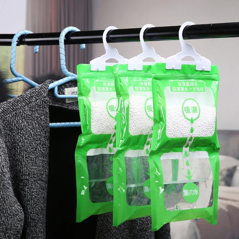 3-15Pcs Moisture Absorber Hanging Bags Home