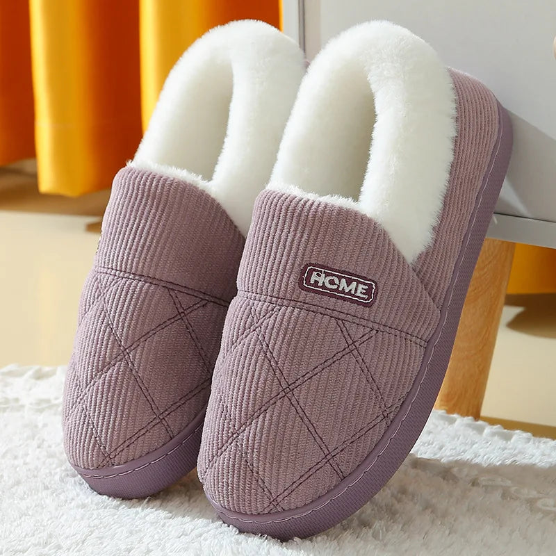 Evshine Furry Winter Slippers