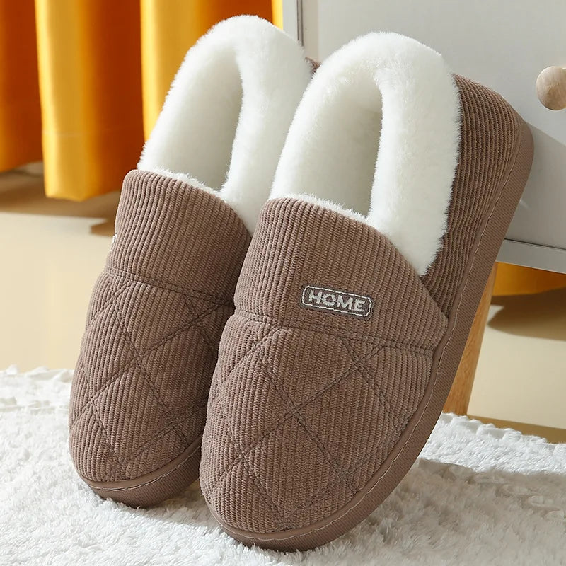 Evshine Furry Winter Slippers