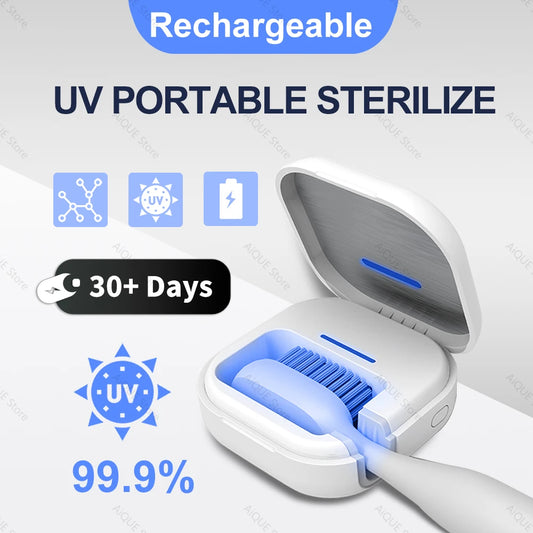 AiQUE Mini UV Toothbrush Sterilizer (Portable Case)