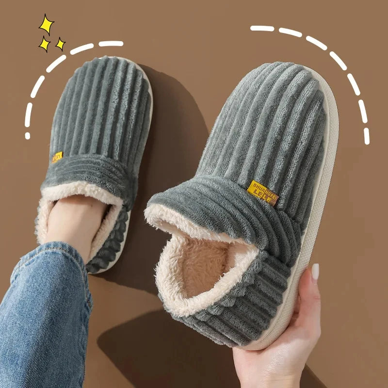Evshine Furry Winter Slippers