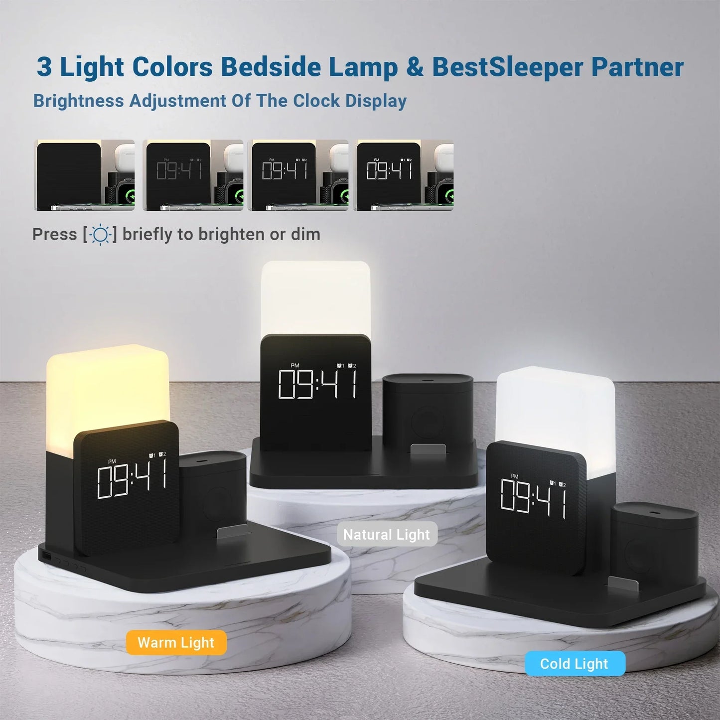 Fast 15W Wireless Charging Station