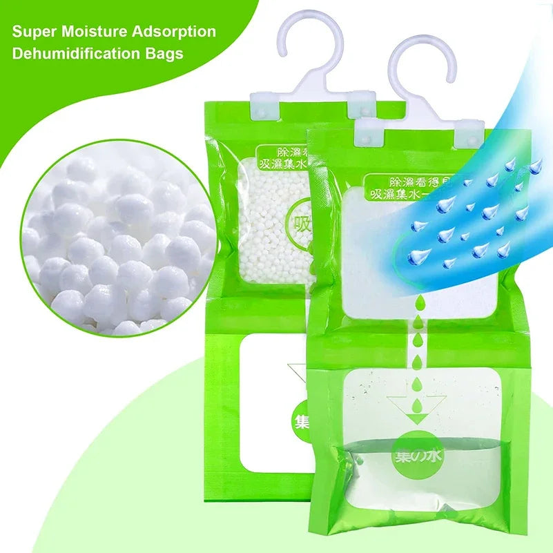 3-15Pcs Moisture Absorber Hanging Bags Home